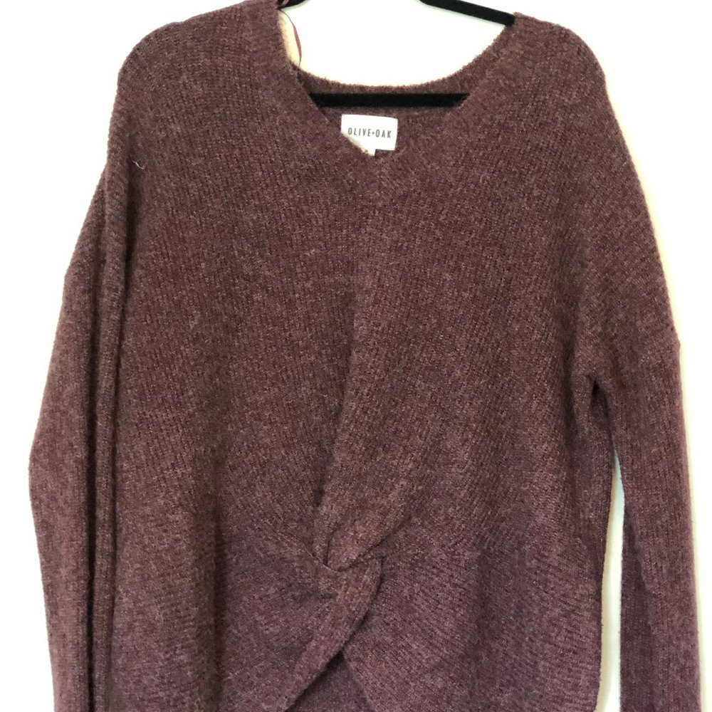 Tie-front Sweater